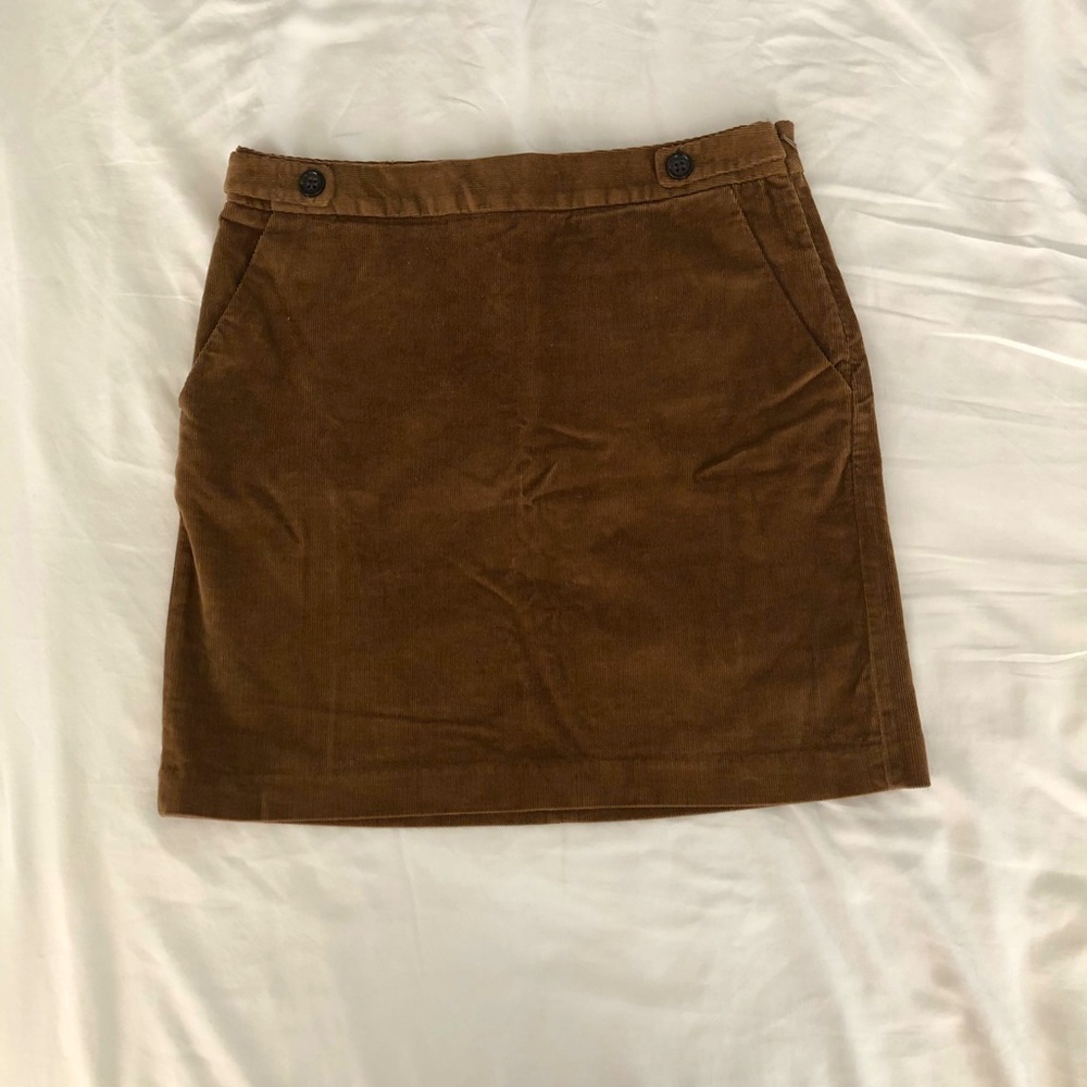 Tan corduroy mini skirt from Banana Republic - size 4